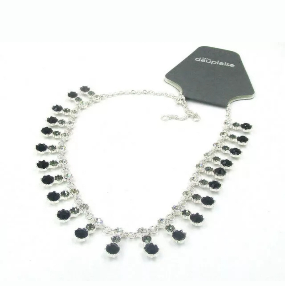 New Carol Dauplaise Gemstone Chocker Necklace